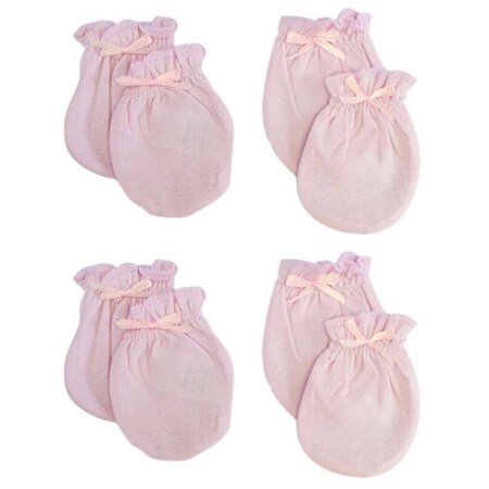 Infant Mittens44; Pink - Pack of 4